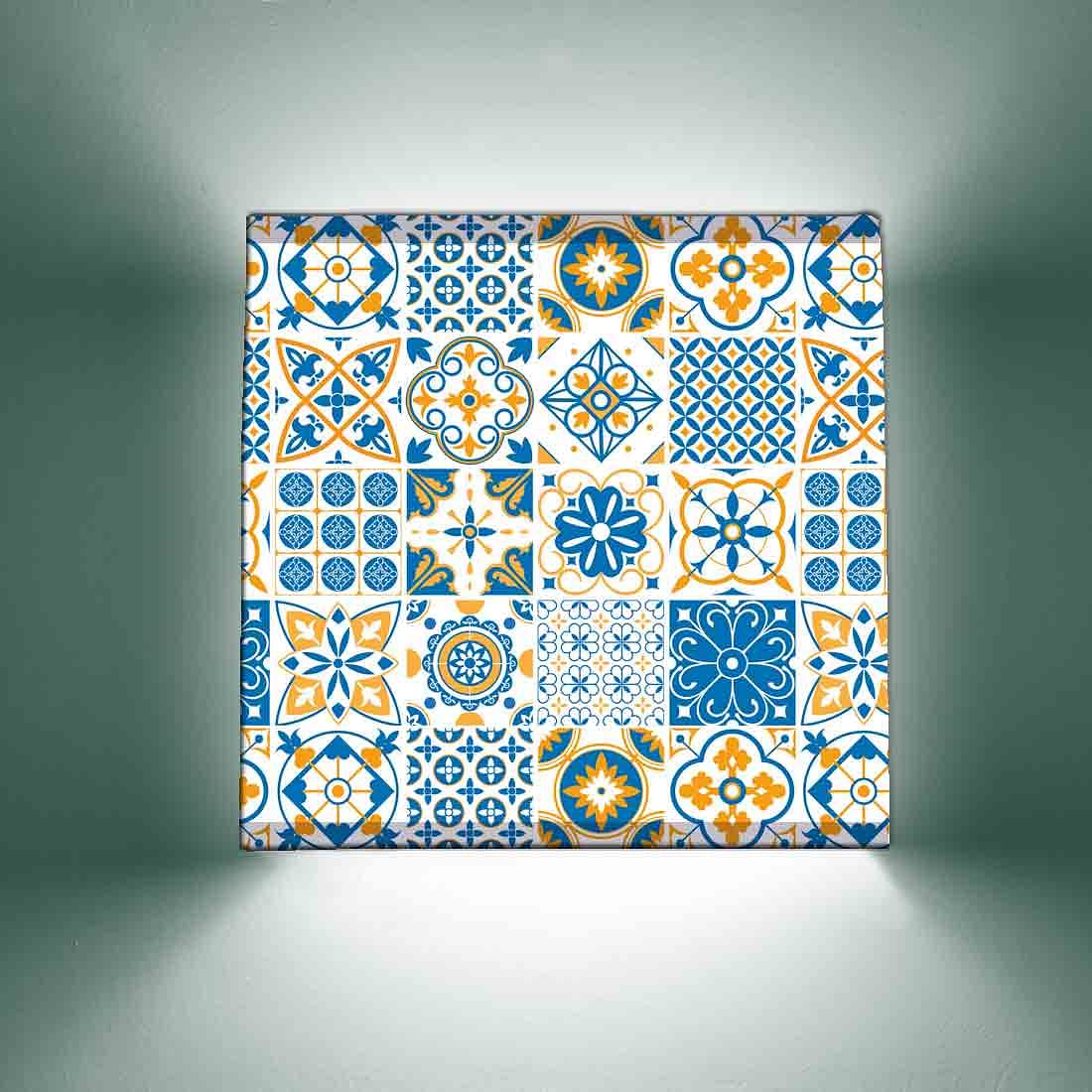 Living Room Wall Lamp - Spanish Tiles Nutcase