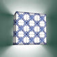 Amazing Square Wall Lamp  -  Blue Flower Nutcase