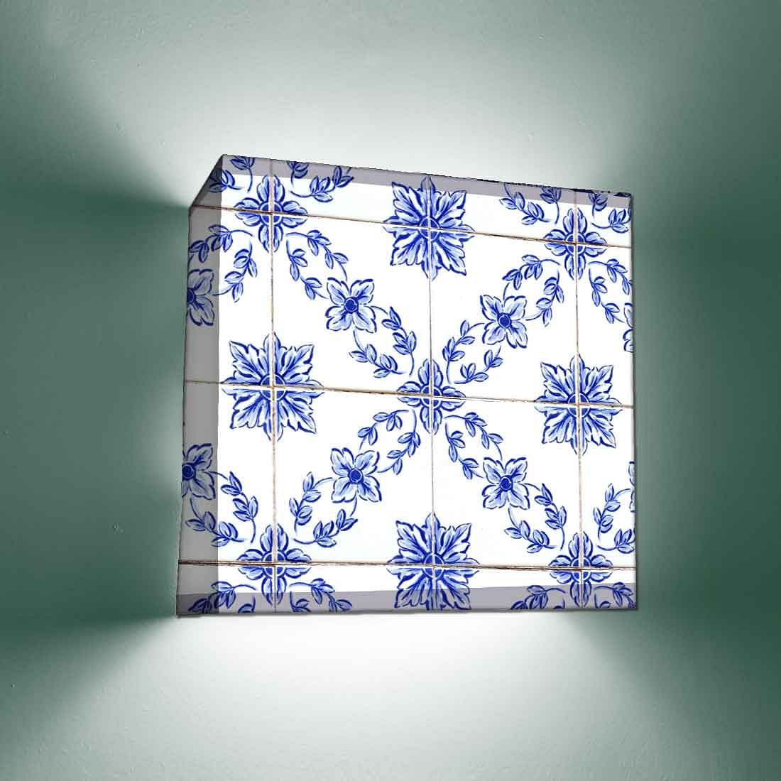 Bedside Room Wall Lamp  -  Spanish Tiles Nutcase