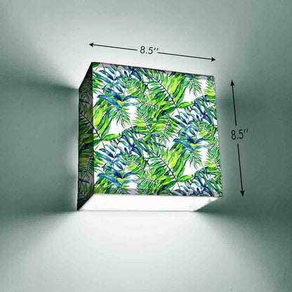 Designer Nice Wall Lamp - Green Blue Leaves Nutcase