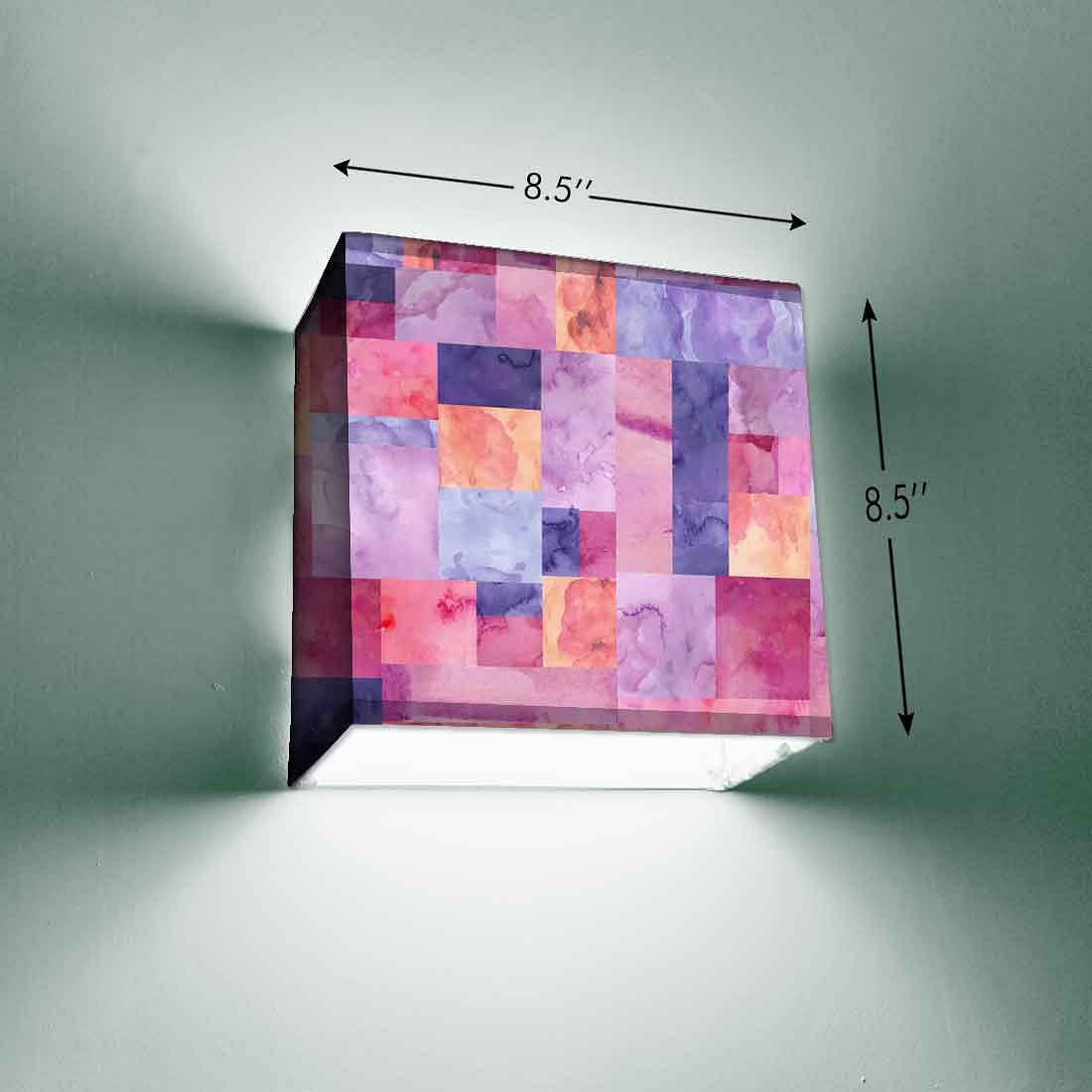 Wall Lamp Square Shaped Lights Nutcase