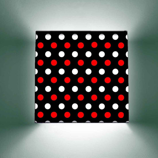 New Lighting Wall Lamp - White & Red Dots Nutcase