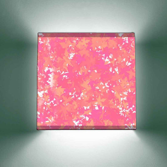 Designer Living Room Wall Lamp - Pink Watercolor Nutcase