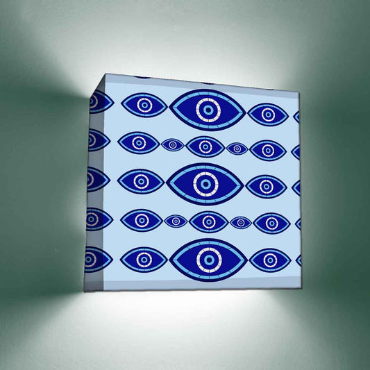 Decorative Wall Lamp for Living Room Bedroom & Dinning Area -  Evil Eye Protector Nutcase