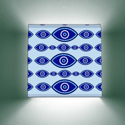 Decorative Wall Lamp for Living Room Bedroom & Dinning Area -  Evil Eye Protector Nutcase