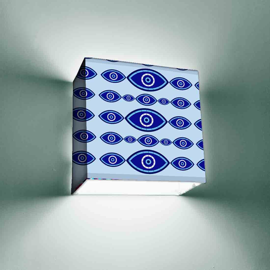 Decorative Wall Lamp for Living Room Bedroom & Dinning Area -  Evil Eye Protector Nutcase