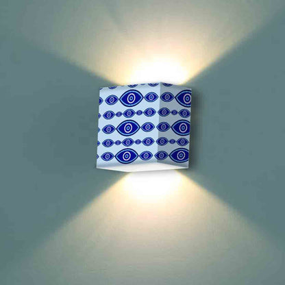 Decorative Wall Lamp for Living Room Bedroom & Dinning Area -  Evil Eye Protector Nutcase