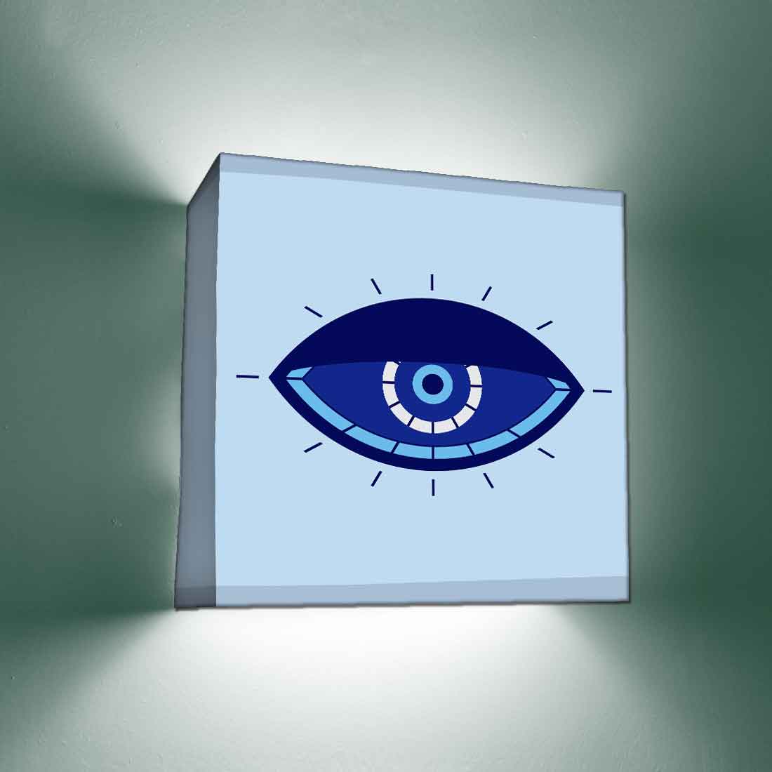 Decorative Wall Lamp for Living Room Bedroom & Dinning Area -  Evil Eye Protector Nutcase