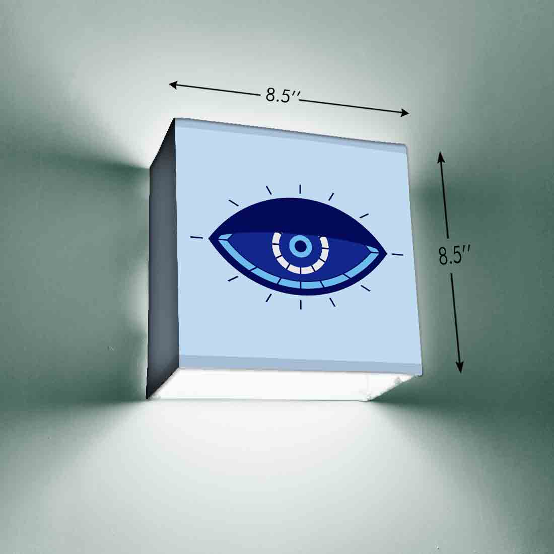 Decorative Wall Lamp for Living Room Bedroom & Dinning Area -  Evil Eye Protector Nutcase