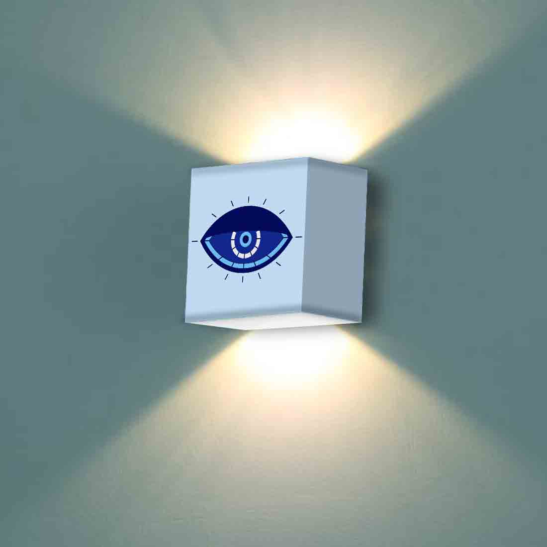 Decorative Wall Lamp for Living Room Bedroom & Dinning Area -  Evil Eye Protector Nutcase