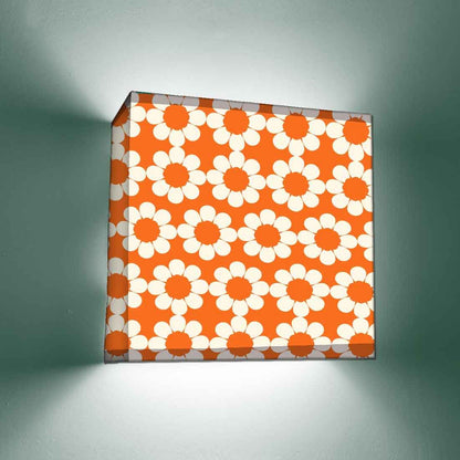 New Girly Wall Lamp  -  Orange Flower Nutcase