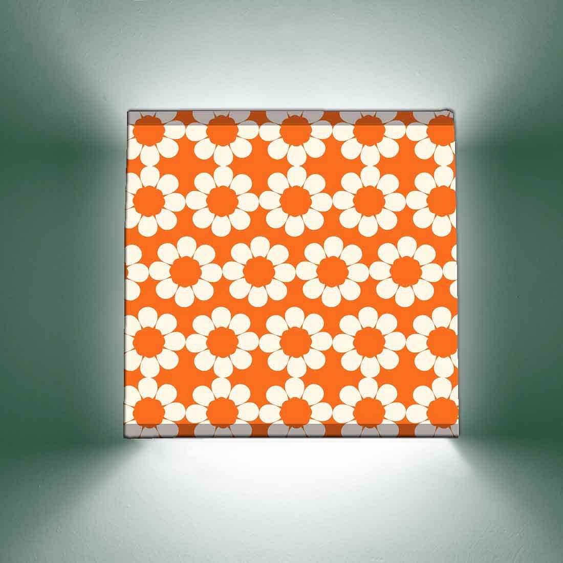 New Girly Wall Lamp  -  Orange Flower Nutcase