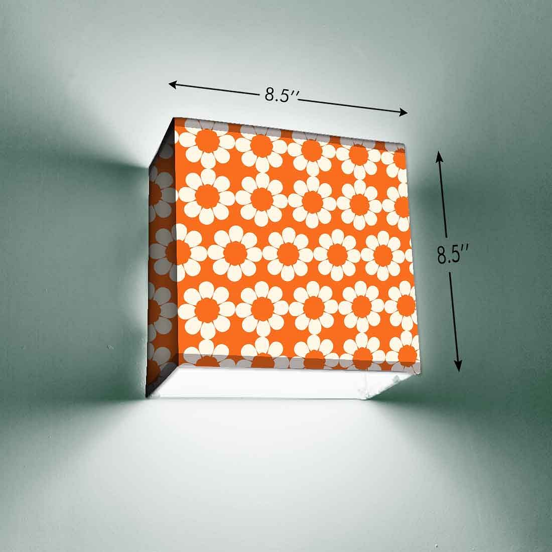 New Girly Wall Lamp  -  Orange Flower Nutcase