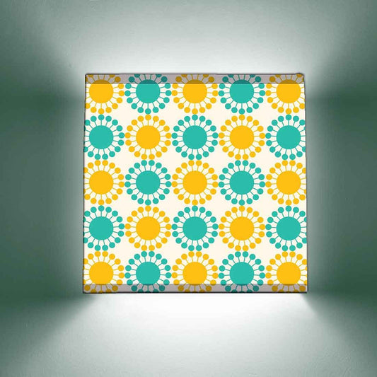 Simple Designer Wall Lamp - Yellow Green Nutcase