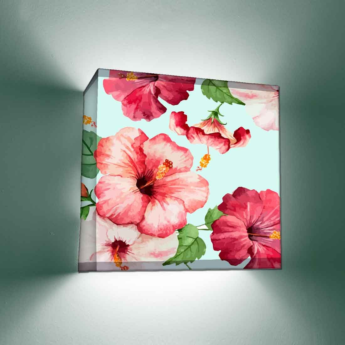 Designer Floral Wall Lamp - Hibiscus Nutcase