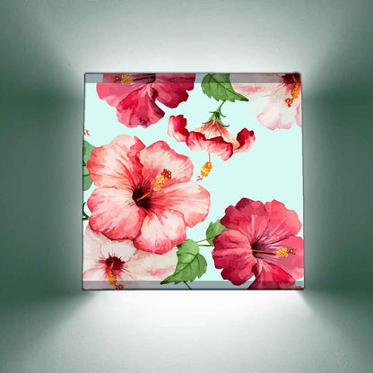 Designer Floral Wall Lamp - Hibiscus Nutcase