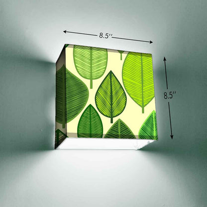 Modern Living Room Wall Lamp - Green Leaves Nutcase