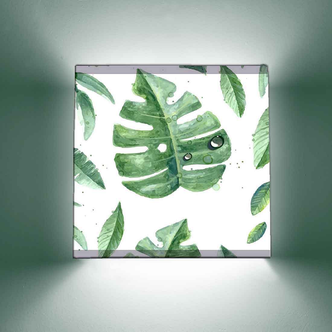 Tropical Wall Lamp Square Shaped Lights Nutcase