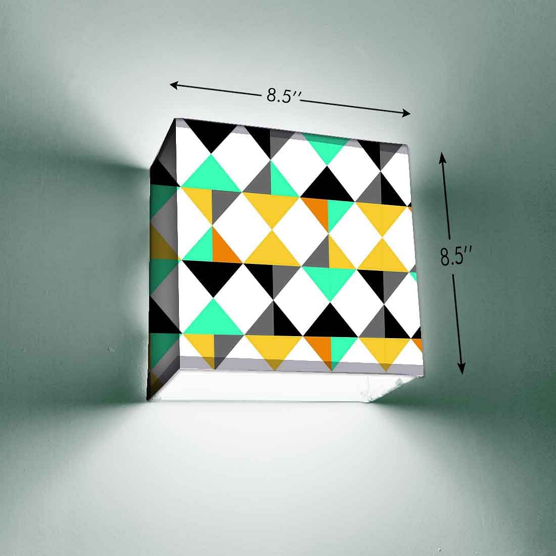 Balcony Wall Decor Lamp Square Shaped Lights - Nutcase