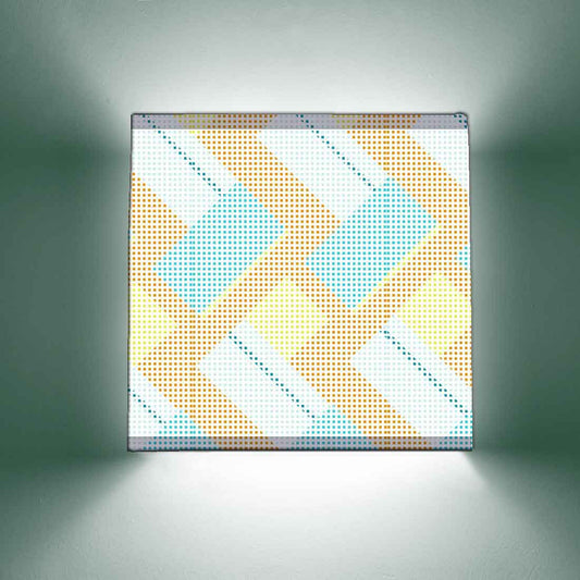 Modern Geometric Wall Lamp - Zig-Zag Box Nutcase