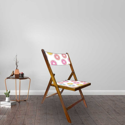 Nutcase Folding Wooden Chair - Colorful Donuts Nutcase