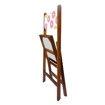 Nutcase Folding Wooden Chair - Colorful Donuts Nutcase