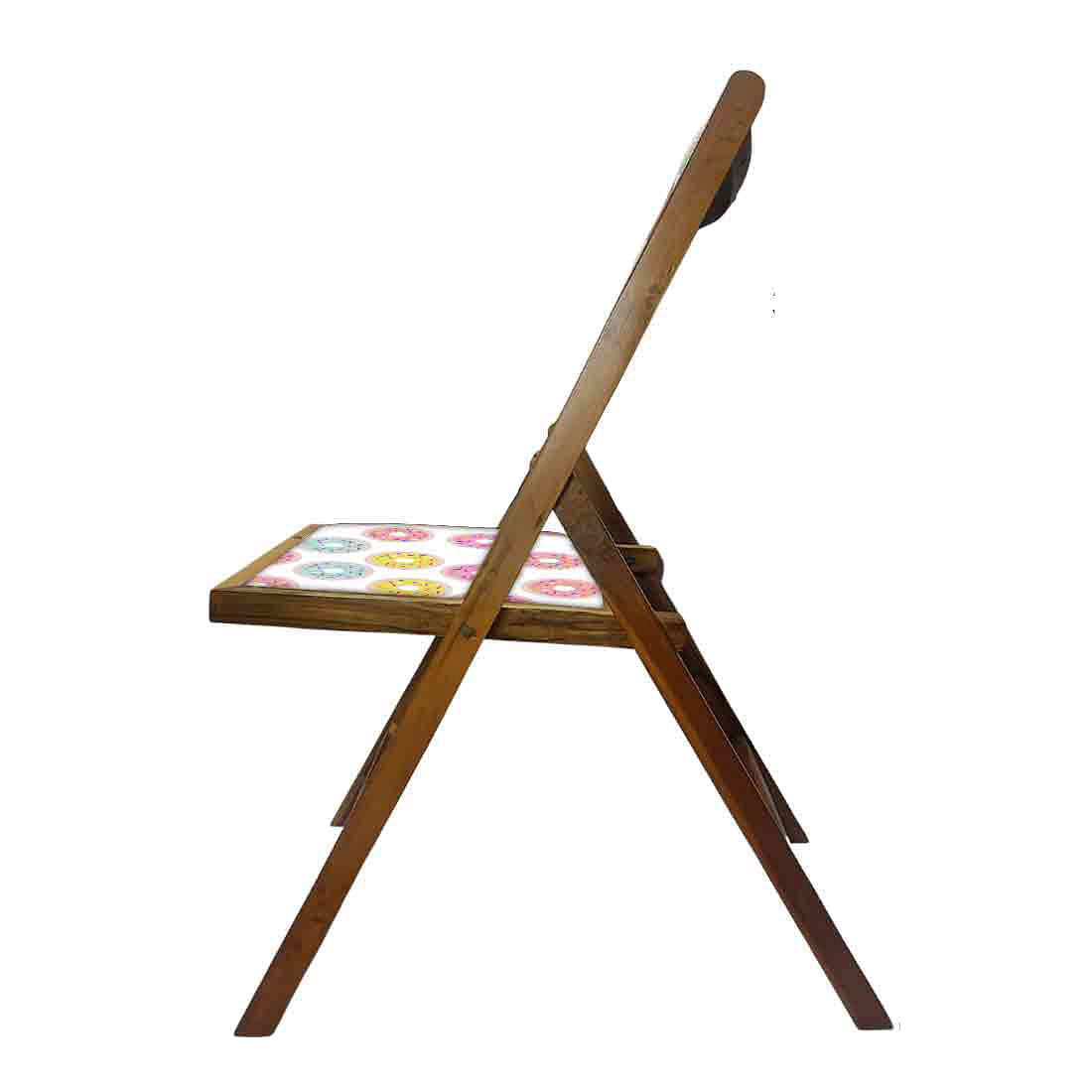 Nutcase Folding Wooden Chair - Colorful Donuts Nutcase