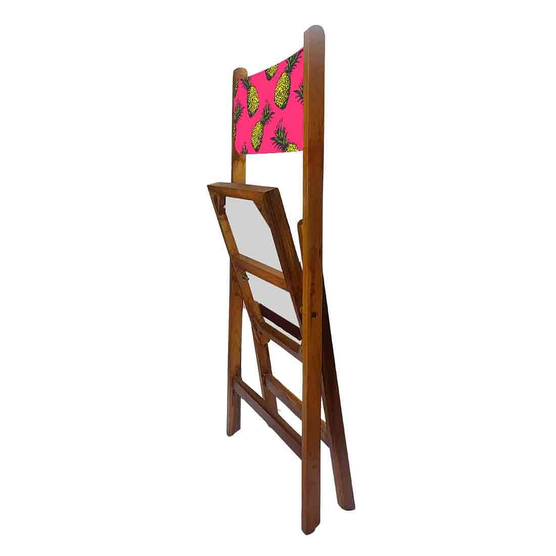 Nutcase Wooden Folding Chair for adults - Yellow Pineapple Nutcase