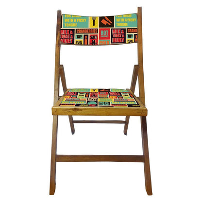 Nutcase Wooden Chair For Balcony Patio - Cranberries Nutcase