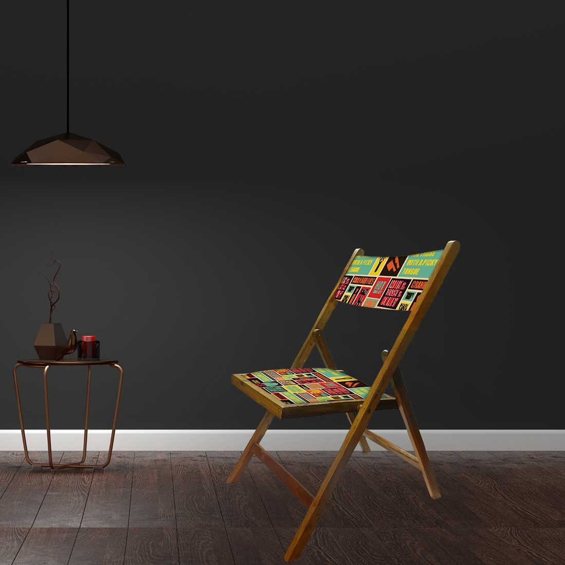 Nutcase Wooden Chair For Balcony Patio - Cranberries Nutcase