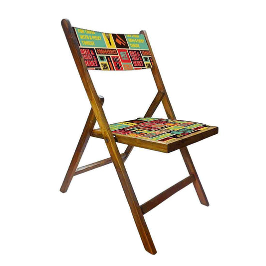 Nutcase Wooden Chair For Balcony Patio - Cranberries Nutcase