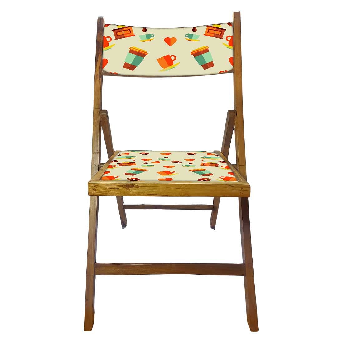 Nutcase Designer Balcony Chairs Wooden - Tea Cup Nutcase