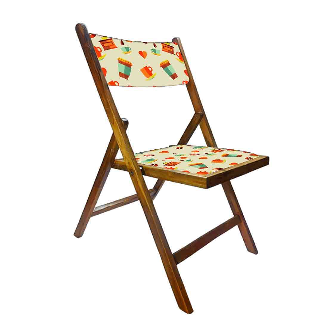 Nutcase Designer Balcony Chairs Wooden - Tea Cup Nutcase