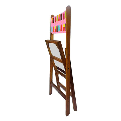 Nutcase Folding Wooden Chair For Home - Ice Cream Candy Nutcase