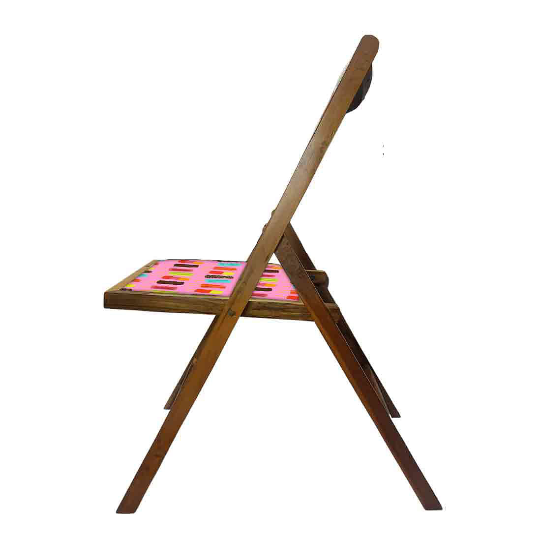 Nutcase Folding Wooden Chair For Home - Ice Cream Candy Nutcase