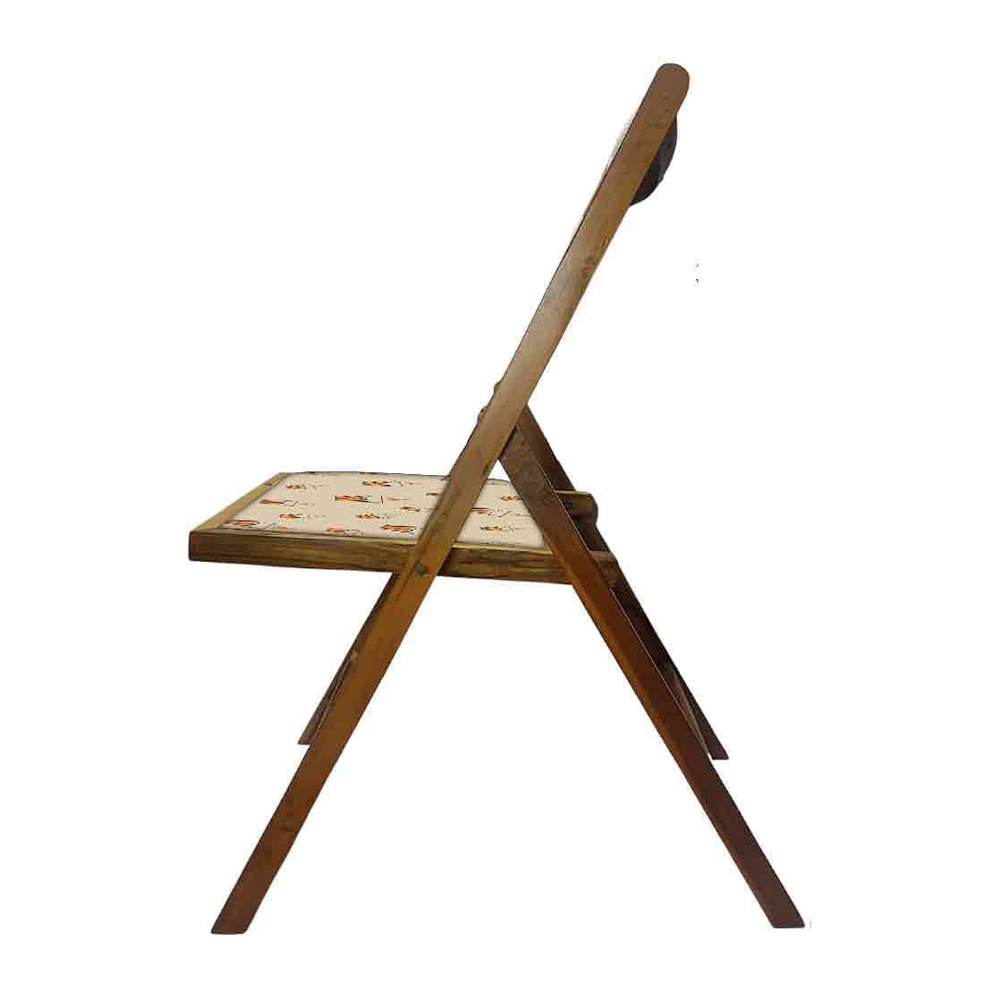 Nutcase Wooden Chair with Cushion For Living Room - Hot Tea Nutcase