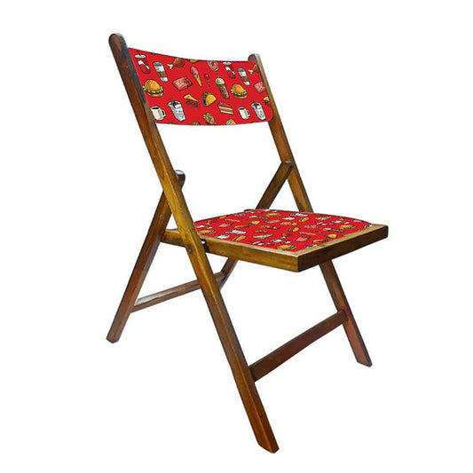 Nutcase Foldable Wooden Chairs With Cushion For Balcony - Breakfast Nutcase