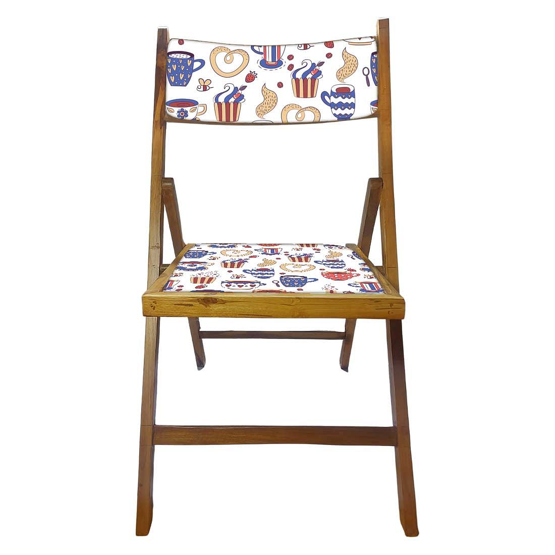 Nutcase Balcony Garden Patio Outdoor Wooden Chair - Tea Milk Nutcase