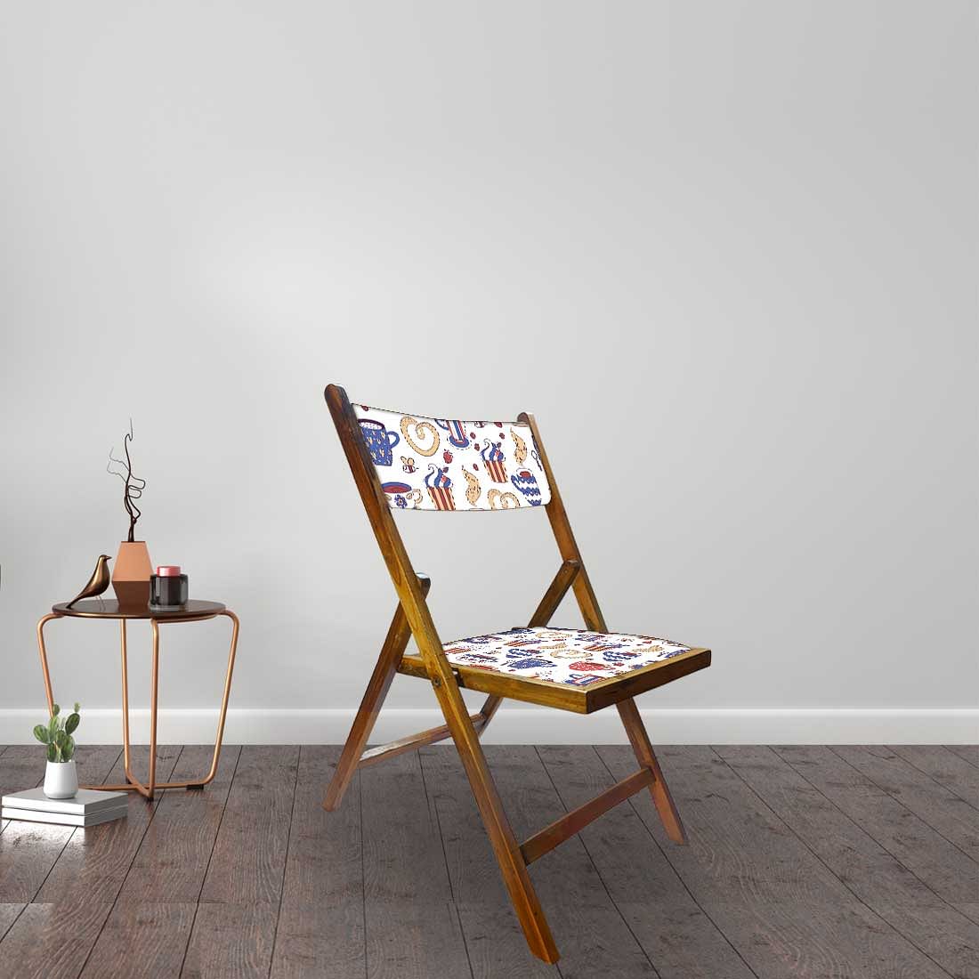 Nutcase Balcony Garden Patio Outdoor Wooden Chair - Tea Milk Nutcase