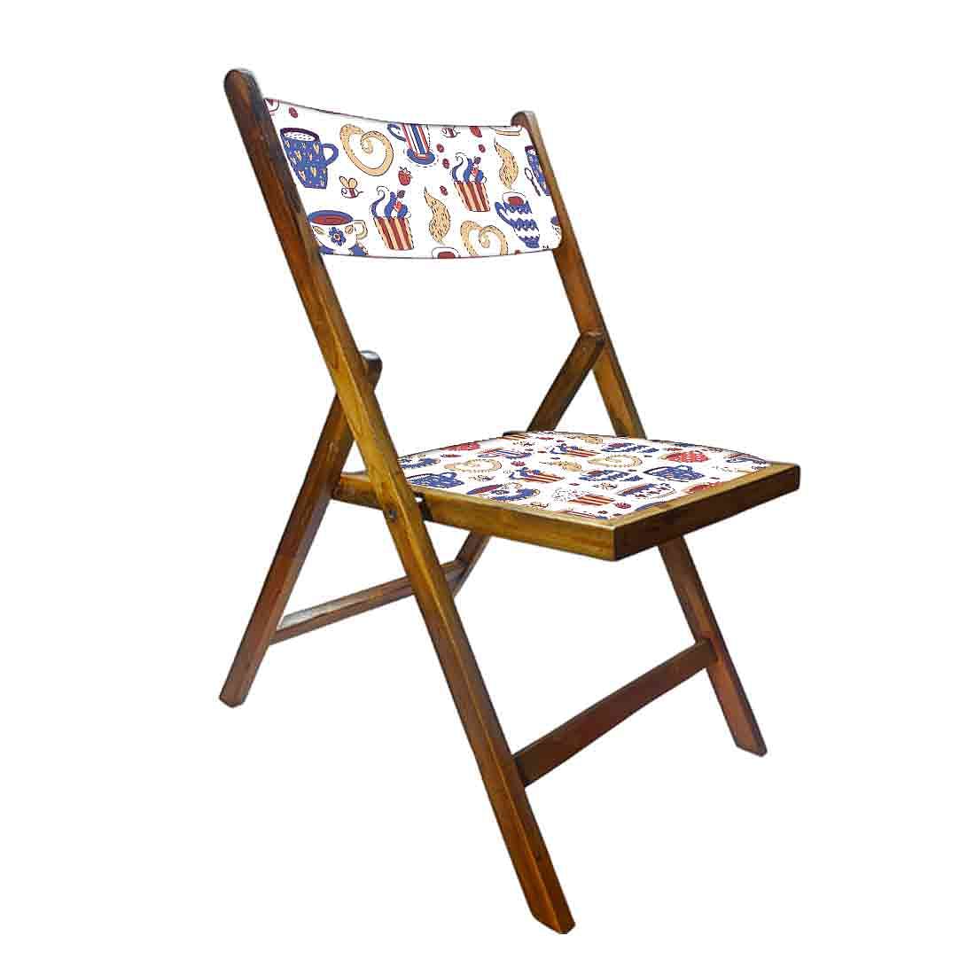 Nutcase Balcony Garden Patio Outdoor Wooden Chair - Tea Milk Nutcase