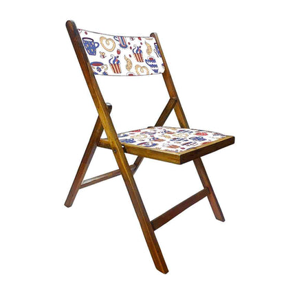 Nutcase Balcony Garden Patio Outdoor Wooden Chair - Tea Milk Nutcase