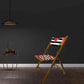 Nutcase Folding Wooden Dining Chairs For Home - Black Strip Floral Nutcase