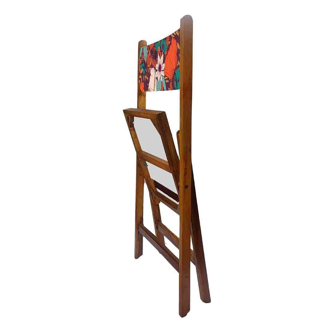Nutcase Designer Teak Wood Chairs - Red Elegance Nutcase