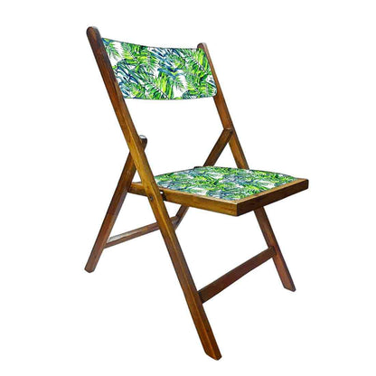 Nutcase Designer Chairs For Living Room - Green Blue Leaves Nutcase