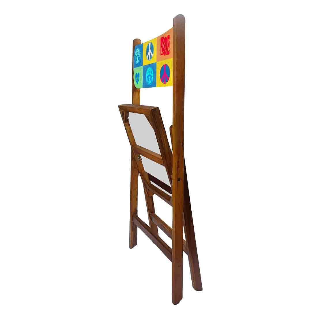 Nutcase Wooden Chairs With Cushion Seat For Home  -  Peace Nutcase