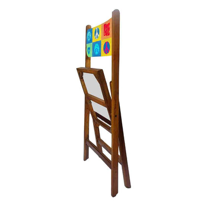 Nutcase Wooden Chairs With Cushion Seat For Home  -  Peace Nutcase