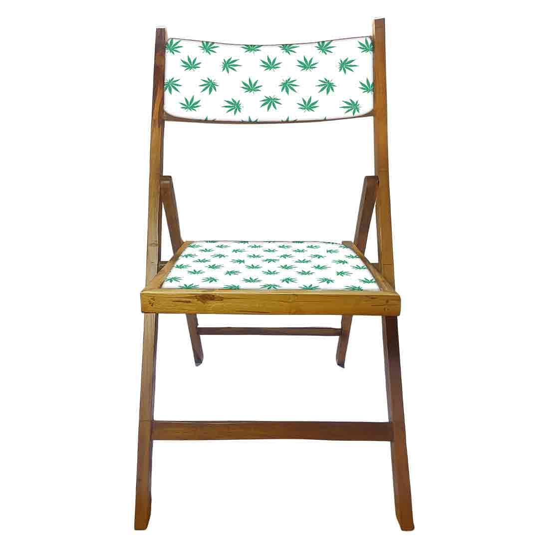 Nutcase Folding Wooden Chair For Dining  -  Baby Leaves Nutcase