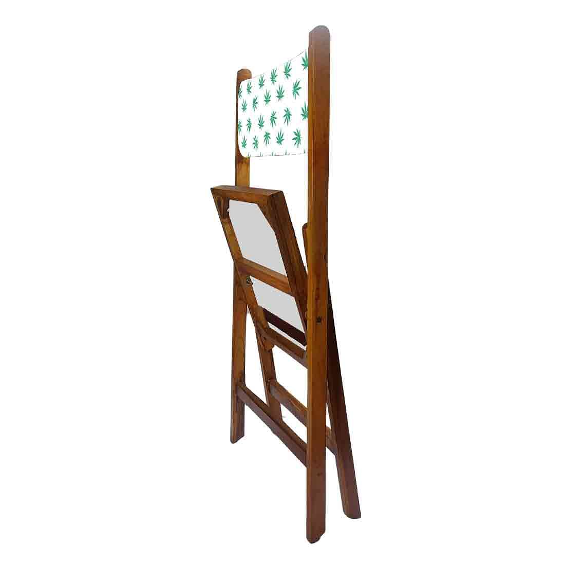Nutcase Folding Wooden Chair For Dining  -  Baby Leaves Nutcase