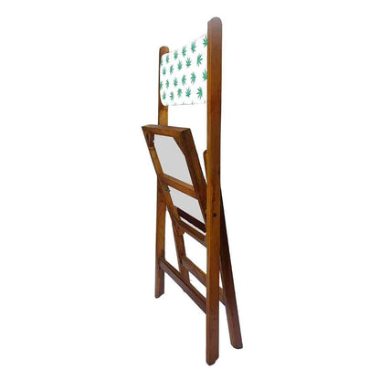 Nutcase Folding Wooden Chair For Dining  -  Baby Leaves Nutcase