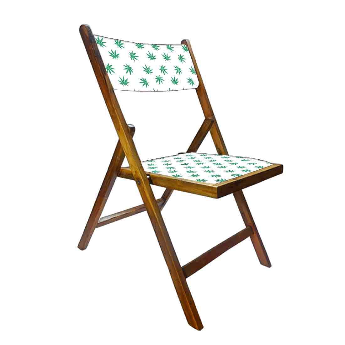 Nutcase Folding Wooden Chair For Dining  -  Baby Leaves Nutcase